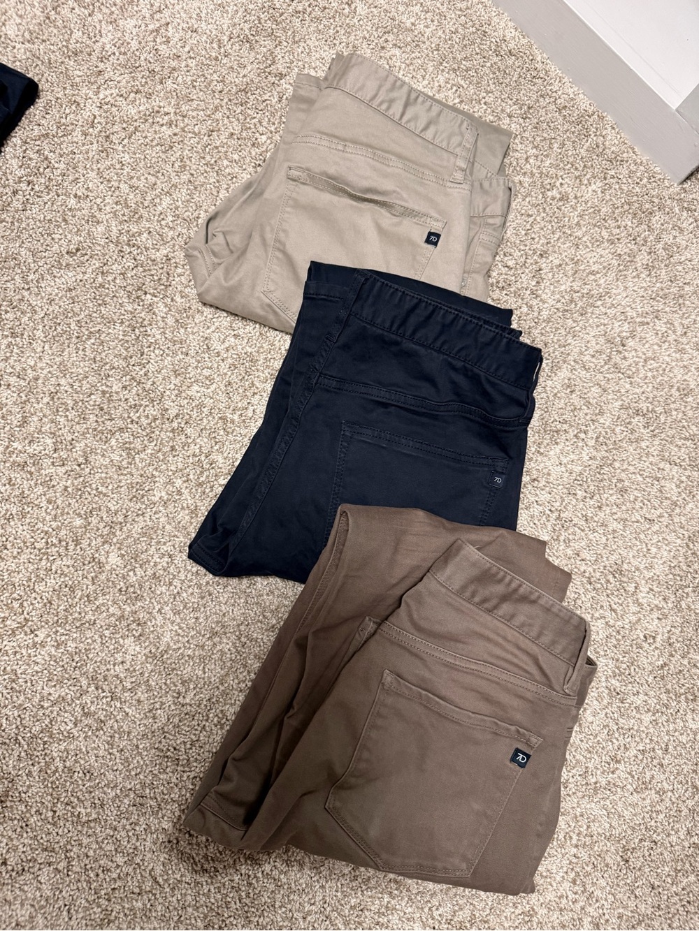 Men's 7 Diamonds Clifton Slim Straight Pants - 31x34 - LOT OF 3